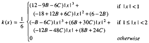 k(x) = 1/6 ...